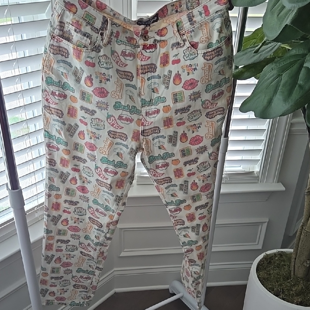 Colorful Printed Fashion Nova Pants